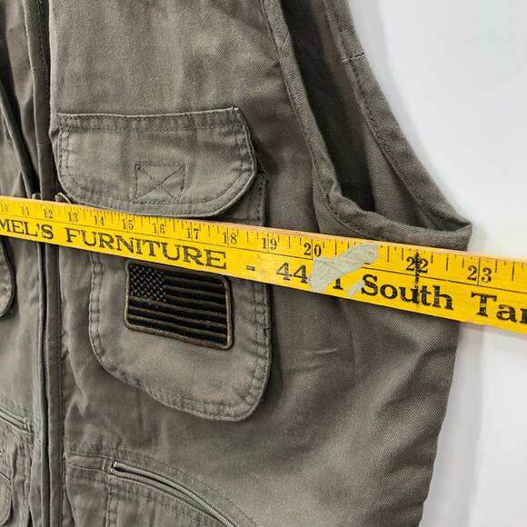 GUIDE GEAR Men's Full Zip Concealment, Photography, Shooting Vest Green Size L - Picture 11 of 11